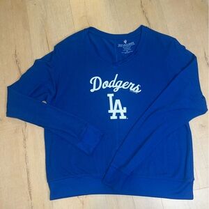 Soft as a Grape Dodger V-Neck Sweater